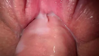 Blowjob and extremely close up fuck